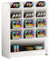 Vikmyer Schreibtisch Organizer Bleistifthalter, Multifunktionale Desktop-Schreibwaren Stifthalter Box für Home Office School Supply Storage Rack (Weiß-pb12)