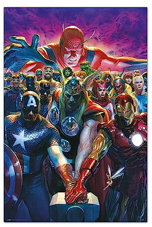 Grupo Erik Poster Marvel Avengers - 10 by Alex Ross Wanddeko 61 x 91,5 cm