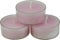 nk Candles 20 dänische Teelichter farbig durchgefärbt ohne Duft (hell-rosa)