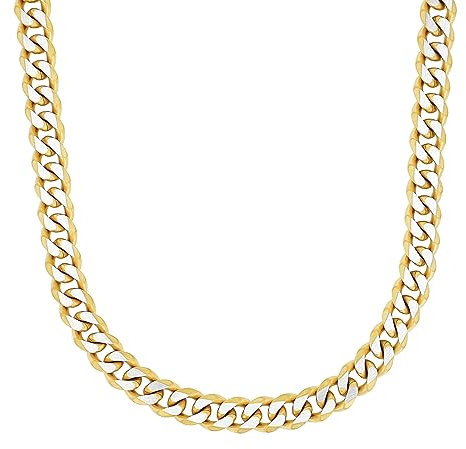 s.Oliver Halskette Edelstahl Herren Halsschmuck, 50 cm, Bicolor, Kommt in Schmuck Geschenk Box, 2036865