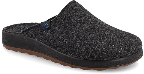 Fly Flot Herren Hausschuh Wollfilz Pantoffel mit Anti Shock Funktion 220082
