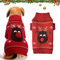 BUKYCAT Hundepullover Weihnachten, Dog Sweater, Winter Warmer Hunde Weihnachtspullover, Kleine Mittelgroße Hunde, Ideal für Welpe,Katze,Hund,Weihnachten(L, C)