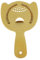 Barfly M37203GD - Colador de barra de resorte resistente chapado en oro, celosía de diamante, moderno