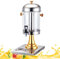 Distributeur de Boissons, Fontaine, Cocktail de Limonade avec Robinet, Réservoir à Glace 8L/16L/24L de Grande Capacité et Infuseur à Fruits et à thé,Gold-8L