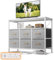 ODK Chest of Drawers Bedroom with 6 Drawers, Fabric Storage Drawers with 2 USB and 2 Sockets, Dresser Suitable for Bedrooms, Living Rooms, Sturdy Storage Dresser with Shelves, Light Grey