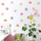 COVPAW Wandtattoo 24 Blumen Kinderzimmer Selbstklebend Wandaufkleber Mehrfarbig Wandsticker Babyzimmer Wohnzimmer Schlafzimmer Flur Wanddeko (24 klein Blumen)