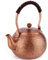 Abbdbd Théière en cuivre Massif Faite à la Main, Bouilloire de cuisinière, théière en cuivre martelé épais, Bouilloire de cuisinière, Bouilloire en cuivre Pur