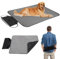 Hundedecke Outdoor, 100 x 70 cm Faltbare Wasserdichte Hundedecke, Wiederverwendbare Hundetrainingspads, Große Reisedecke für Haustier, Wärmende Decke, Katzendecken Waschbar, für Welpen, Kätzchen