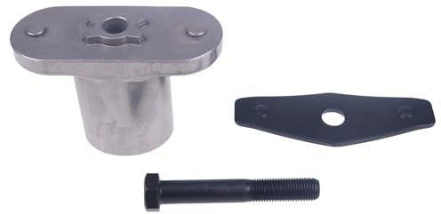 Lesurey Kit adaptateur de lame de tondeuse avec boulon hexagonal et rondelle de support 753-0609 748-0377 compatible avec Craftsman Cub Cadet Ryobi Troy-Bilt Yard Machines MTD Huskee Montgomery Wards