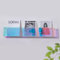 Zeitschriftenhalter, Zeitschriftenständer aus Acryl zur Wandmontage, moderner Zeitungs- und Broschürenständer fürs Büro zu Hause, Orange/Klar/Pink/Fluoreszierendes Grün/Bunt(Colorful,80cm(31 1/2))