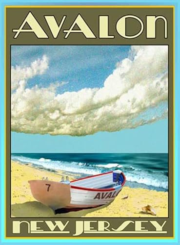Metall-Blechschild Avalon, Retro-Dekor, Kunstschild, Zuhause, Küche, Bar, Café, Club, Höhle, Wanddekoration, Vintage-Reiseschild, 20 x 30 cm