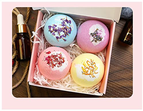 Badekugel 100g Bad Bomb Bad Ball ätherisches ölbad Bomb Bad salzball Bad liefert Lavendel Bad salze Body See salzbad Bombe Badekugel Form(4 Colors Pack)