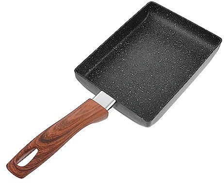 VICASKY 1 Stück Topf Kleine Pfanne Bratpfannen Antihaftbeschichtet Wok-pfanne Eierpfanne Mini-pfanne Eierkocher Backen Kochen Zinn Bratpfanne Mit Deckel Ofensicher Eier Braten Blech Eisen
