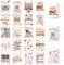 Coffee UV DTF Cup Wrap - 20 Sheet Coffee Cup Stickers, Waterproof Decals for Mug Water Bottle Glass, Skull Ice Cream Floral Designs, Gift for Friends Teacher Classmate