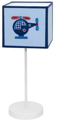 PRENDELUZ 1 x E14 Hubschrauber, Himmelblau, mit Fernbedienung, LED-Leuchten, ideal für Unterhaltung und Innendekoration.