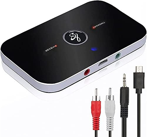 Adaptateur Bluetooth Récepteur Émetteur Récepteur Bluetooth 5.0 Transmetteur Bluetooth USB Adaptateur Audio 3.5mm 2-en-1 Adaptateur Bluetooth pour TV/Ordinateur/Écouteurs/Orateur