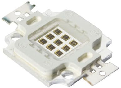 Vrabocry 10W High Power LED Chip IR Infrarot COB integrierte 850nm Infrarot Strahlung Glühbirnen erkennen Sensor Laser Taschenlampe