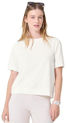 Damen Basic T-Shirt mit Kurzarm und Rundhals