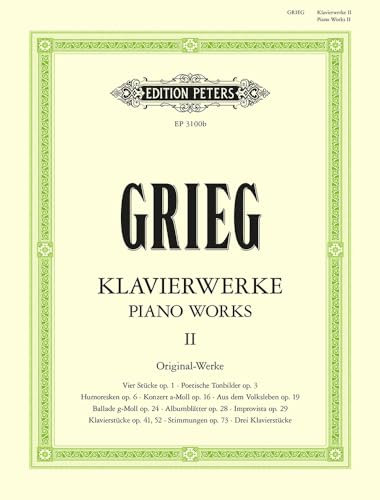 Piano Works Vol.2: Original Works (Edition Peters, 2, Band 2)