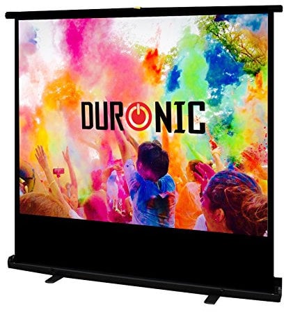 Duronic Vidéoprojecteur écran Fps100/43–254 cm écran de projection au sol | l'école Théâtre | | | cinéma chez Vidéoprojecteur écran (écran : 203 cm (L) x 152 cm (H) Portable Autonome – 4 : 3 écran large