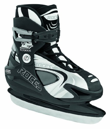 Roces Kinder Schlittschuh Verstellbarer T Ice Jr H Lace, Black-White, 30/35, 450561-003 Black-White