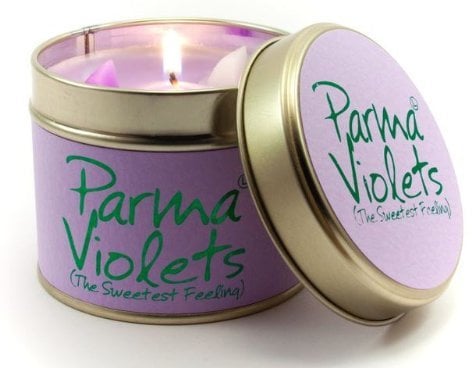 Lily-Flame Scented Candle in a presentation Tin - Parma Violets