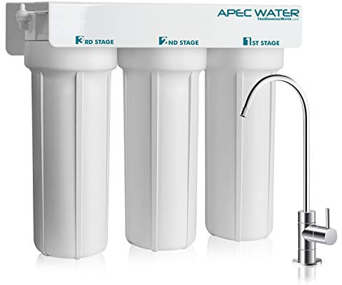 APEC Water Systems WFS-1000 Super Capacity Premium Quality 3 Stage Under-Sink Water Filter System