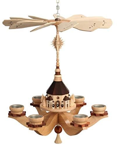 Zeidler Hängepyramide Seiffener Kirche mit Kurrende 817 cm Neuheit 2016