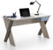 FMD Möbel, 814-006 Nona 6, Schreibtisch, Holzwerkstoff, Sandeiche/Weiß/Lava/Denim, Maße 135.0 x 75.0 x 67.5 cm (BHT)