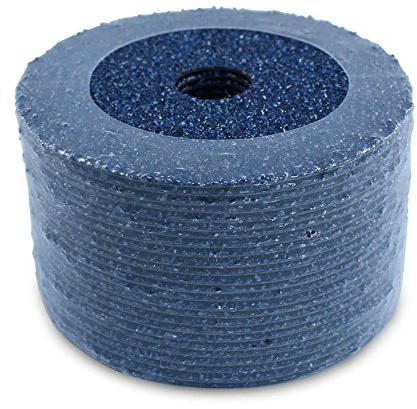 BHA Zirconia Resin Fiber Sanding and Grinding Discs, 4.5” x 7/8”, 24 Grit - 25 Pack