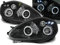 Paar Herde Scheinwerfer Fiat Grande Punto 05 – 08 ANGEL EYES SCHWARZ