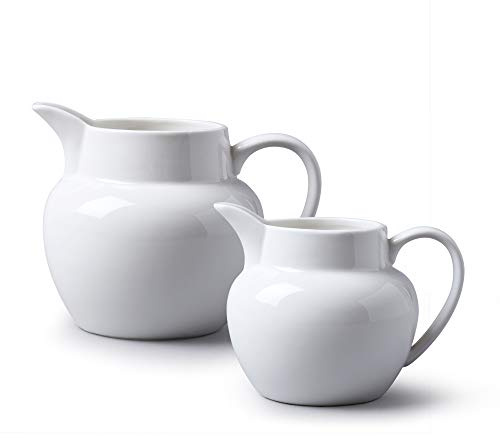 WM Bartleet & Sons 1750 TSET7 Traditional Bellied Jug Set, White