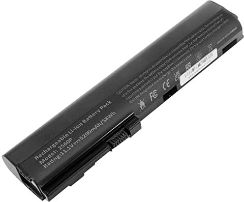 ASUNCELL 11.1V/5200mAh SX06 SX09 Batterie d'ordinateur Portable pour HP EliteBook 2560p EliteBook 2570p Series 463309-241 632015-222 632015-542 632423-001 HSTNN-C48C HSTNN-C49C HSTNN-DB2L HSTNN-DB2M