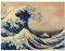 Kunstdruck Poster - Katsushika Hokusai Die große Welle vor Kanagawa 40x30 cm ca. A3 - Alte Meister Bild ohne Rahmen