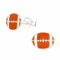 Monkimau 925 Sterling Silber American Football Ohrstecker für Kinder - Schmuck mit Teamgeist Symbol, Kinderschmuck, Geschenk
