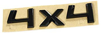Schriftzug 4x4 schwarz Aufkleber Emblem Blackline Logo