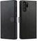 Focusor Handyhülle für Huawei P30 Pro Hülle Leder, Lederhülle für Huawei P30 Pro, Handyhülle für Huawei P30 Pro Leder Flip Case Ständer PU Brieftasche Schutzhülle für Huawei P30 Pro Cover, Schwarz