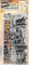 Tim Holtz Collection Stamper's Anonymous Tim Holtz Ziegel und Steine mit Pilzen, gemischte Medien, Stempel und Schablonen-Set THMM112