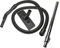vhbw Set de accesorios de 3 uds. compatible con Nilfisk King 18360231, 18360241, 500, 510, 520, 530, 540, Grea tDane aspiradora