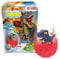 INKEE SURPRISE DINO | Badekugeln Kinder mit Überraschung , Ei-Form Badebombe 100g mit Dinosaurier Figuren , Apple Ice Tea Aroma