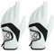 Finger Ten Golfhandschuhe Herren Leder Links Rechts Golfhandschuh Wert 2 Stück, Golf Handschuhe Nicht Paaren Männer Golfer Rain Griff rutschfest (ML, Links)