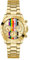 GUESS Damen Armbanduhr Active Life 38 mm Regenbogen auf dem Zifferblatt Armband Edelstahl GW0433L1