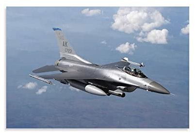 Poster F-16 Adler-Poster, dekoratives Gemälde, Leinwand, Wandkunst, Wohnzimmer, Schlafzimmer, Gemälde, 40 x 60 cm