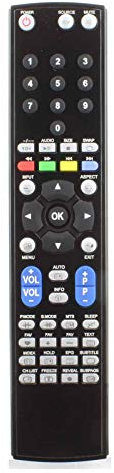 RM Series Remote Control for Bush VL32HDLED-D 32 Inch ELED HD Ready Freeview TV/DVD Combi