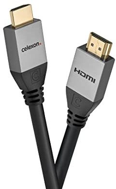 celexon HDMI Kabel Pro mit Ethernet 2.0a/b - 2m - HDMI-A/HDMI-A - 18Gbps, 4K, UHD, 4096x2160p @60Hz, 8 Bit, HDR, ARC