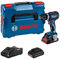 Bosch Professional 18V System Trapano-avvitatore con percussione a batteria GSB 18V-90 C (incl. 2 batterie PROcore da 4.0 Ah, modulo Bluetooth Low Energy GCY 42, caricabatteria GAL 18V-40, in L-BOXX)