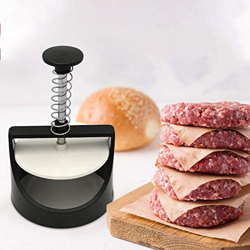 Burgerpresse, Hamburger-Werkzeug, multifunktionale Hamburgerform, gefüllte Burgerpresse, perfekt geformte Patties, einfach zu bedienen, Küchenburger-Zubehör, zum Grillen, Backen