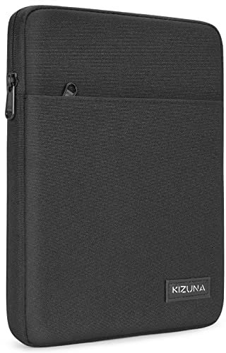 KIZUNA 24,6 - 25,4 cm (9,7 - 10 Zoll) große Tablet-Hülle für iPad Pro M2 / 10,9 Zoll iPad A14 / 10,5 Zoll Surface Go 3/10,5 Zoll Galaxy Tab S6 / 10,8 Zoll Höhe uawei m5 Pro, Schwarz