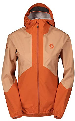 Scott Damen CHAQUETA WS EXPLORAIR LIGHT DRYO 2.5L JACKEN, BRAZE ORANGE/ROSE BEIGE,
