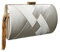 CORIOS Clutch Donna Borsetta da Sera Borsa a Spalla con Frange Pochette Piccolo con Catena Elegante Borse Messenger Cocktail Festa Cerimonia Ballo Borsa a Tracolla Argento